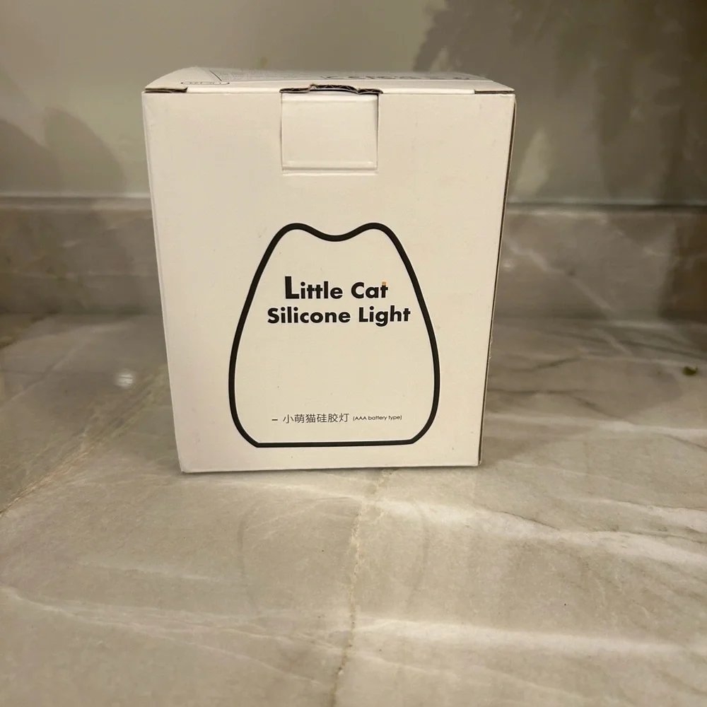 ✨Cute Cat Night Light silicone Baby Nursery Nightlight, Color Changing ✨✨